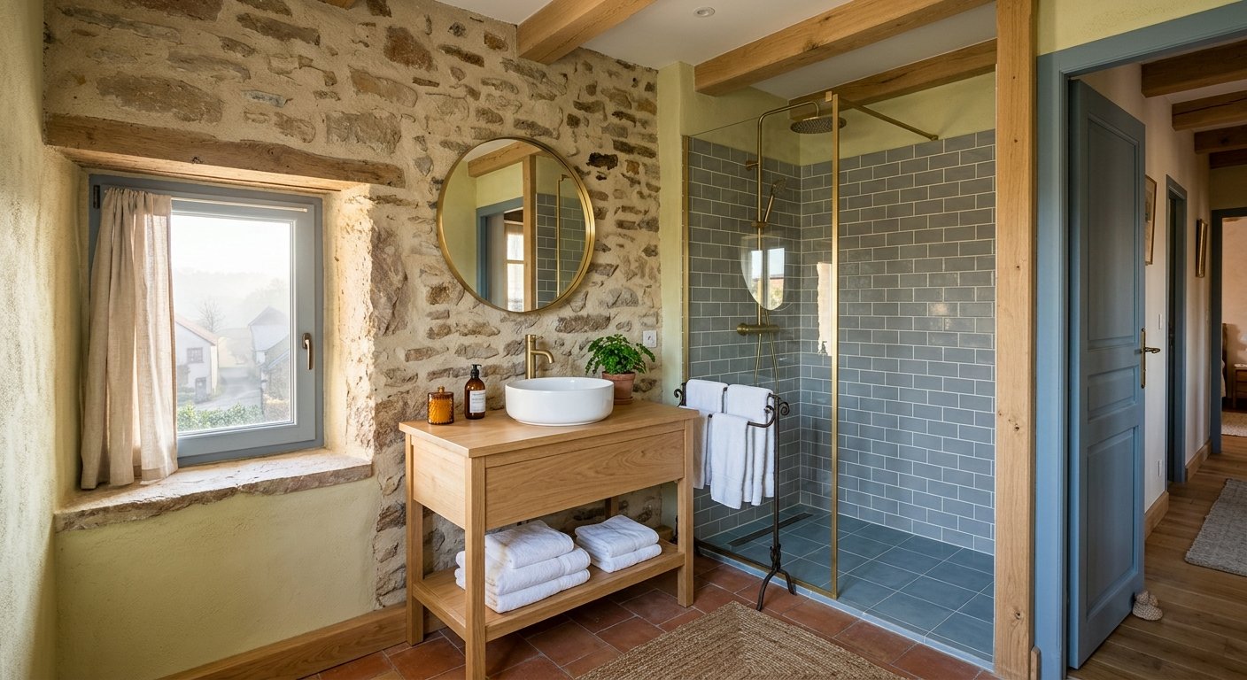 La douche à l’italienne